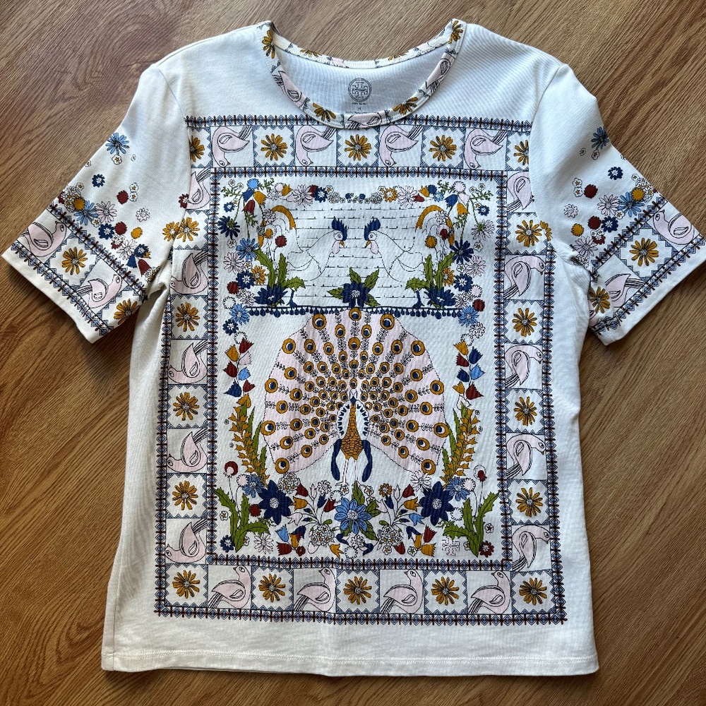 Tory Burch Kerry Bird t- shirt- M